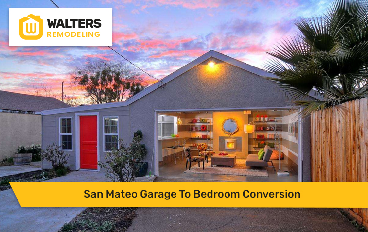 San Mateo Garage To Bedroom Conversion